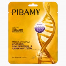 PIBAMY.  Маска для лица «Коллаген гексапептид & аминокислоты».35 гр.