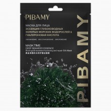 PIBAMY.  Маска для лица "Эссенция глубоководных золотых морских водорослей" . 34гр.